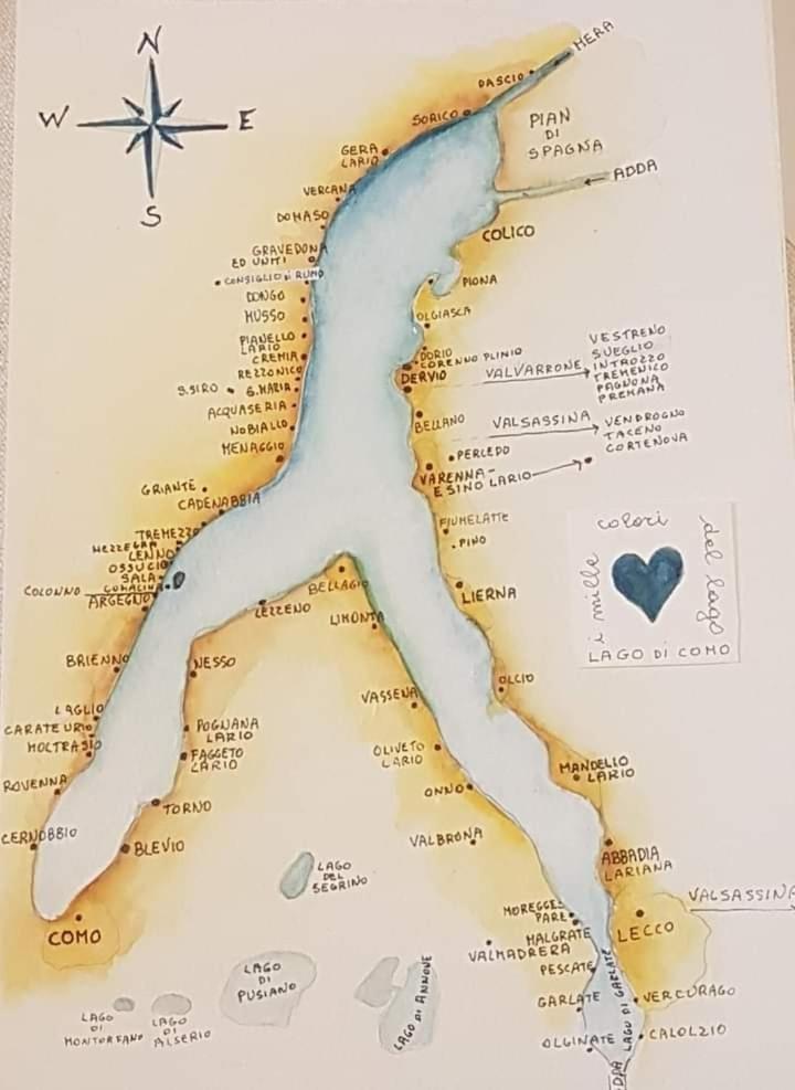 Apartmán Casa Maria Dervio Exteriér fotografie